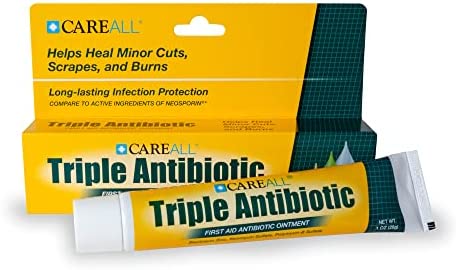 CareAll® (3 Pack 1oz Triple Antibiotic Ointment, First Aid Ointment for Minor Scratches and Wounds and Prevents Infection, Compare to The Active Ingredients of Leading Brand