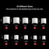 Short Nail Tips - TOEDO 1000PCS French Short Style Nail Tip Natural Acrylic Nail Tips 10 Sizes False Nails for Nail Art Salon
