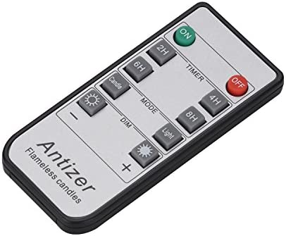 Antizer Flameless Candles Remote Timer