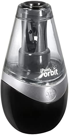 Westcott iPoint Orbit Battery Pencil Sharpener, Black