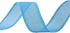 Midi Ribbon Sky Blue Wired Ribbon 1.5 Inch Wired Edge Blue Burlap Roll Blue Ribbon Nautical Blue Ribbon for Summer Crafts, Wreath, Gift Wrapping, Garland, Bows Making, Swag, Home Decor (10 Yards)