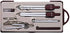 Compass for Geometry Drafting Tools 16 pcs Geometry Set Metal Rulers and Compasses for Architecture and Students Geometry Set for School Protractor and Compass Ruler Set and Geometry Compass W.8.5oz