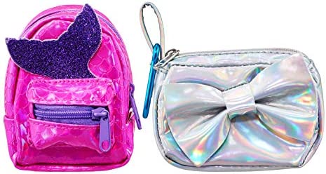 REAL LITTLES - Collectible Micro Backpack and Micro Handbag with 12 Micro Working Surprises Inside!, Multicolor (25324)