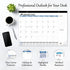 Desk Calendar 17x12 – Monthly Planning Desk Pad & Wall Calendar for Home, School and Office, Big Ink Bleed Resistance Thick Paper Desktop Teacher Calendar Planner