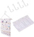 12 Pack White Smart Over The Door Hook,2 Side Metal Z Hooks,S Hooks for Hanging Coats,Bags,Towels for Bathroom,Kitchen,Office