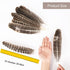 Outuxed 15pcs Natural Turkey Feathers for Crafts, 10-12 Inches Large Feathers for Hat Floral DIY Home Wedding Party Decoration Collection