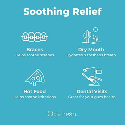 Oxyfresh Premium Pro Relief Dental Gel with Zinc –Infused with Aloe Vera, Chamomile and Xylitol – Dentist Recommended to Help Soothe Gum Tissue. 4 oz.