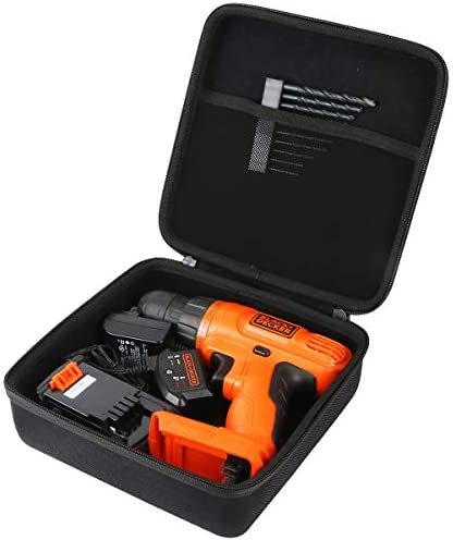 Khanka Hard Storage Case Replacement for BLACK+DECKER LDX120C/LD120VA Cordless Drill/Driver(Only Case?