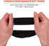 Ergodyne Chill Its 6634 Cooling Headband, Sports Headbands for Men and Women, Moisture Wicking, Black