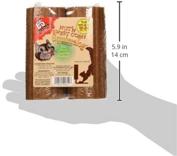 C&S CS611 Nut'n Sweet Corn Refill Squirrelog Backyard Feeder, None