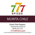 4oz Morita Chipotle Dried Whole Chile Seco Peppers, Chili Pods for Authentic Mexican Food, Heat-Sealed Resealable Bag
