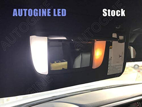 AUTOGINE Super Bright 6000K White LED Interior Light Kit Package for 2016 2017 2018 2019 2020 2021 2022 Toyota Tacoma + Install Tool