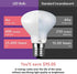 E17 R14 LED Bulb, 4W (40W Equivalent) Mini Reflector Floodlight Light Bulb, E17 Intermediate Base, Daylight White 5000K, 400 Lumens, Dimmable, Pack of 6