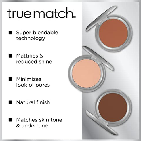 L'Oreal Paris True Match Super-Blendable Powder, Sand Beige, 0.33 oz.