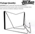 2Pcs Fold-n-Stow Book Stands, Metal Bookstand Music Book Easel Display Holder, Portable Reading Stand Book Holder, Book Bookrest for Hardcover Textbook I pad Cookbook Recipe
