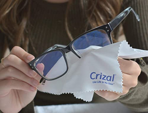 Crizal Lens Cleaning Cloth 8 Pack Wipes Micro Fiber Cleaning Cloth in Own Carry Case. for Crizal Anti Reflective Lenses|#1 Best Microfiber Cloth for Cleaning Crizal and All Anti Reflective Lenses|