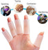 Sumifun Finger Sleeves, 10 PCS Gel Finger Protector for Thumb, Trigger Finger, Arthritis, Silicone Finger Tubes for Preventing Bruised, Cracking, Hand Eczema, Practising Golf, Badminton Protector