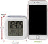 ASLNSONG Super Mario Bros Color Change Digital Alarm Clock 7 Colors Change Digital Alarm Clock with Time, Temperature, Alarm, Date (A)