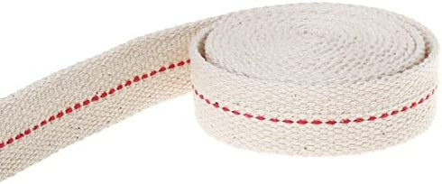 13 Feet/ 2 Rolls Cotton Oil Lamp Wick, 3/4 Inch Replacement Oil Lanterns Wick for Oil Lamps and Oil Burners