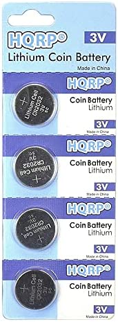 HQRP 4-Pack Coin Lithium Battery Compatible with Accu-Chek Guide Blood Glucose Monitoring System, Sugar Monitor Meter