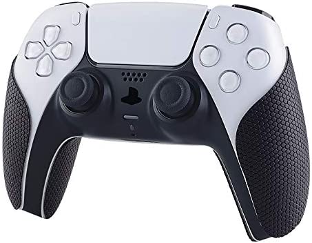 eXtremeRate PlayVital Anti-Skid Sweat-Absorbent Controller Grip for ps5 Controller, Professional Textured Soft Rubber Pads Handle Grips for ps5 Controller