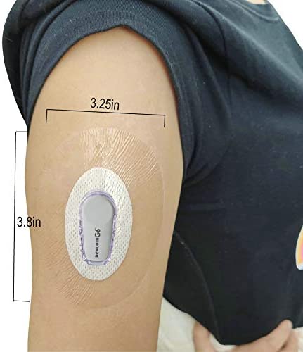 HiBell 25PCS CGM Patches for Dexcom G6, Pre Cut Clear Waterproof Adhesive Patches, Hypoallergenic Tape, Protection Stickers for Dexcom G6 CGM Sensor