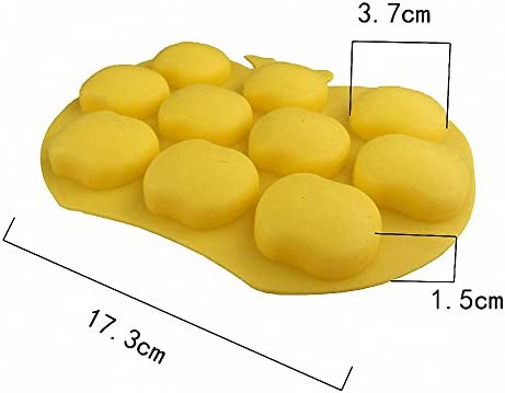 2-Pack Apple Silicone Molds - MoldFun Apple Mold for Chocolate, Cupcake topper, Jello, Candy, Gummy, Ice Cube, Cookie, Muffin, Mini Soap