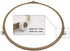 Microwave Glass Turntable Plate Roller Support Wheel Ring, Wheels Height 0.59" / 15mm, Outer Diamater 8.7" / 221mm - 2Pcs