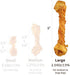 Afreschi Turkey Tendon Dog Treats for Signature Series, All Natural Human Grade Dog Chew, Ingredient Sourced from USA, Hypoallergenic, Easy to Digest, Rawhide Alternative, 1 Unit/Pack Bone (Large)