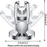 Shower Head Holder Wall Mounted, Screw Mounted Shower Spray Holder,Adjustable Handheld Shower Head Bracket,Shower Holder for Universal Wall Bathroom with Wall Anchors and Screws (Chrome Polished)