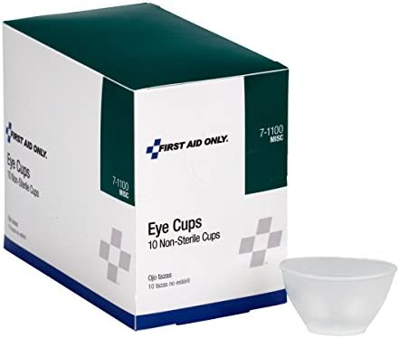 First Aid Only 7-1100 Non Sterile Eye Cup (Box of 10)