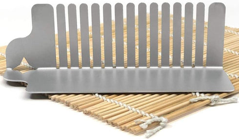 Raw Rutes - Samurai Tofu Slicer Guide for Cutting Tofu into Perfect Cubes or Slices - Made in The USA from Stainless Steel! Specialty Frosted Finish - Dishwasher Safe!