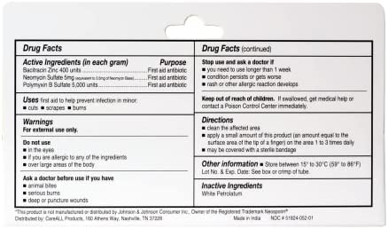 CareALL® 1oz Triple Antibiotic Ointment, First Aid Ointment for Minor Scratches and Wounds and Prevents Infection, Compare to The Active Ingredients of Leading Brand