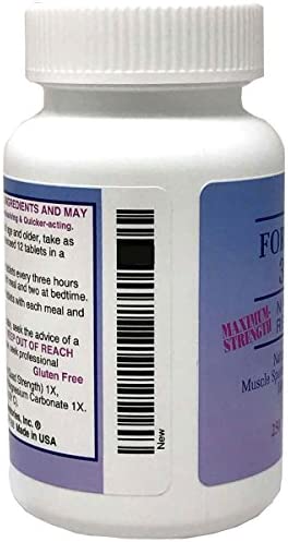 Dee Cee Labs Formula 303 Maximum Strength All-Natural Relaxant Tablets, 250 Tablets; All-Natural Relaxant containing Magnesium for Sore Muscles, Passion Flower, and Valerian Root