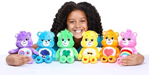 Care Bears Share Bear Bean Plush, 9 inches , Purple