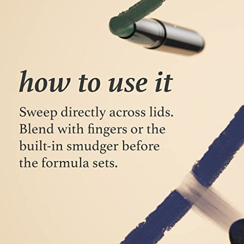 Julep Eyeshadow 101 Crème to Powder Waterproof Eyeshadow Stick, Smoky Amethyst Shimmer
