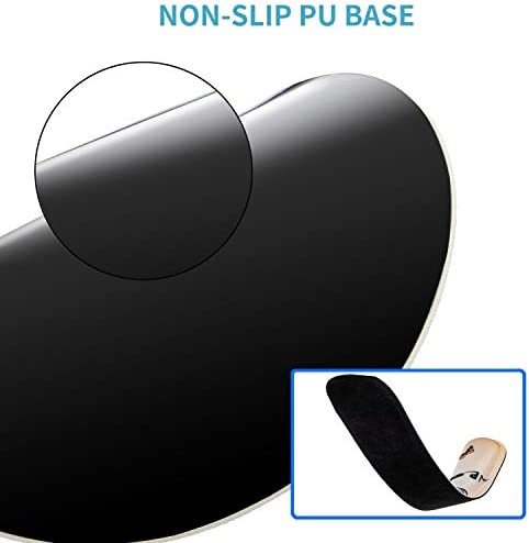 Ergonomic Memory Foam Mousepad Keyboard Wrist Rest Support Set - Mouse Pad Wrist Rest for Computer/Gaming/Office - Comfortable & Lightweight for Easy Typing & Pain Relief(Red High Heels & Butterflies)