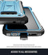 Galaxy S10e Rugged Case with Kickstand, Poetic Heavy Duty Military Grade Full Body Cover, with Built-in-Screen Protector, Revolution Series, for Samsung Galaxy S10e 5.8 Inch (2019), Blue