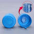 Jucoan 100 Pack Water Bottle Caps, 55mm 3&5 Gallon Non Spill Water Jug Caps, Replacement Snap On Caps for Water Dispenser Jugs