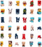 Party Gift for Kids Mini Figure 36 Set 1 Inch