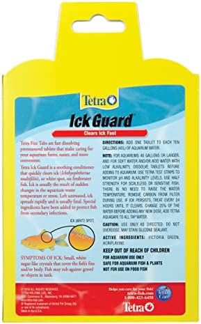 Tetra Ick Guard 8 Count, Quick Remedy For Ick In aquariums