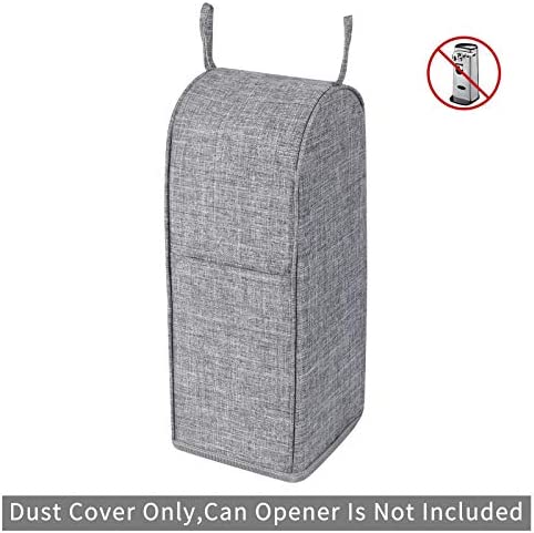 Qchengsan Can Opener Cover,Dust-Proof Protection Cover,Grey Appliance Cover, Knife Sharpener Electric Cover Machine Washable (Gray,Not Include Opener)