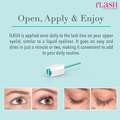 fLASH Eyelash Serum for Longer-Looking Lashes