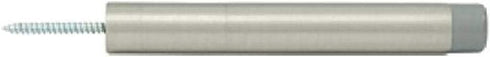 Deltana BDS450U15 Solid Brass Extension Baseboard Door Bumper Satin Nickel, 4 1/2" Projection