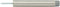 Deltana BDS450U15 Solid Brass Extension Baseboard Door Bumper Satin Nickel, 4 1/2" Projection