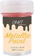 CRAFT Metallic Acrylic Paint Set - 8 Colors: Multi, Gold, Silver, Bronze, Copper - Shiny Metallic Effect - Premium Acrylic Paint - Extreme High Metal Pigmentation - For Canvas Painting or Any Surface - 8 x 20 ml / 0.7 fl oz