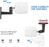2Pack Security Wall Mount for Arlo Pro, Arlo Pro 2, Arlo Ultra, Arlo Pro 3, Arlo Go, Arlo Essential Spotlight Camera, Adjustable Indoor/Outdoor Mounting Bracket for Your Surveillance Camera (Black)