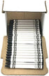 50 Black Crayons Bulk - Single Color Crayon Refill - Regular Size 5/16" x 3-5/8"