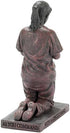 Dicksons Help Me Heal Praying Nurse 5 inch Gold Resin Stone Table Top Figurine