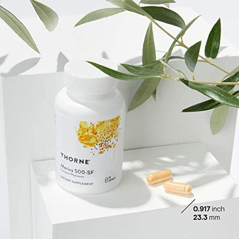 Thorne Curcumin Phytosome 1000 mg (Meriva) - Clinically Studied, High Absorption - Supports Healthy Inflammatory Response in Joints, Muscles, GI Tract, Liver, and Brain - 60 Capsules - 30 Servings